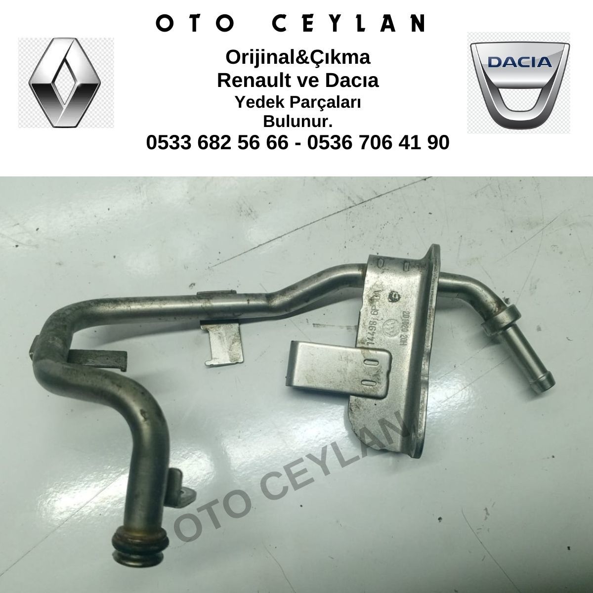 144986PB0A Nissan Qashqai 1.3 Benzin HR13 Turbo Soğutma Borusu Orijinal Çıkma