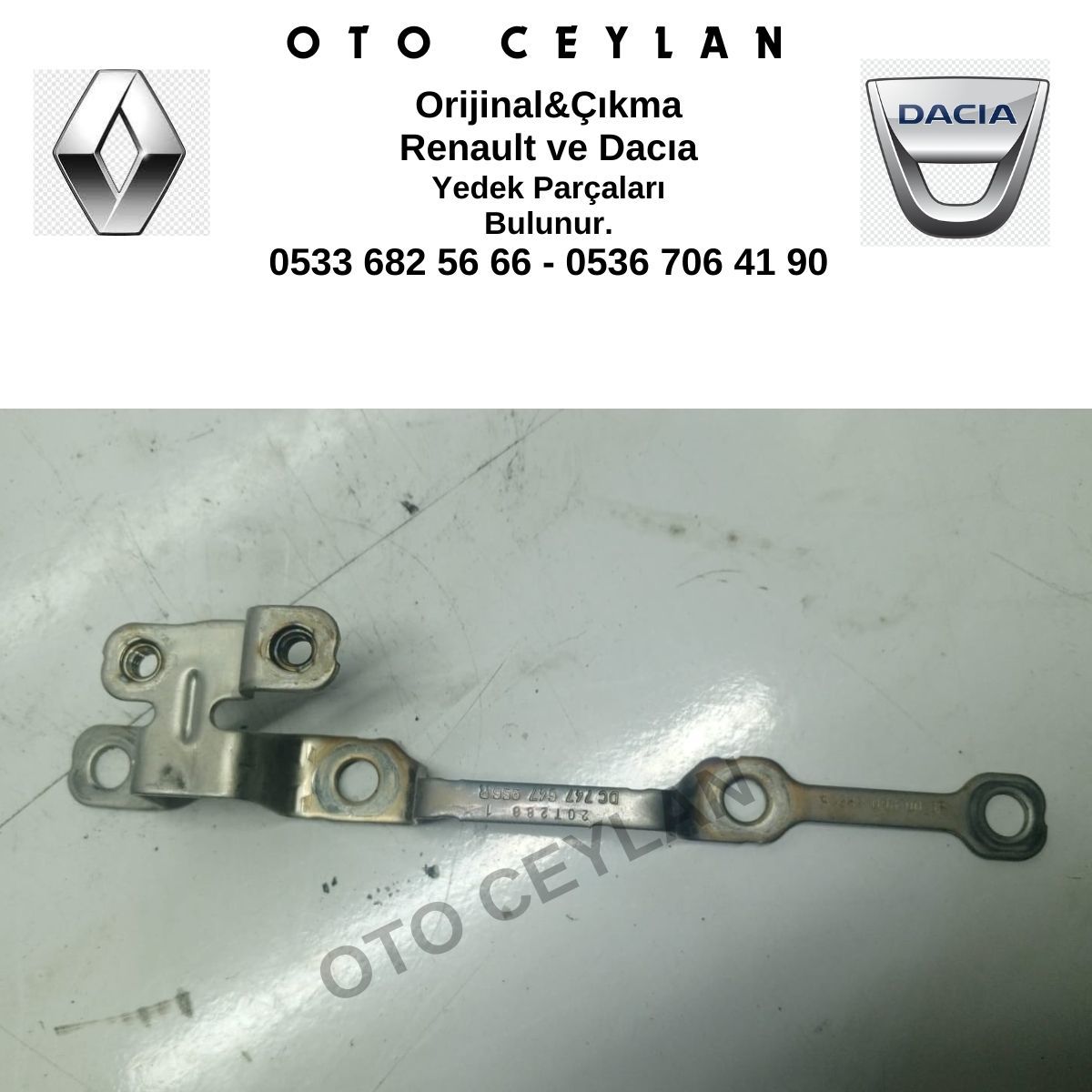747647956R Megane 4 Kadjar Duster Turbo Bağlantı Ayağı Orijinal Çıkma