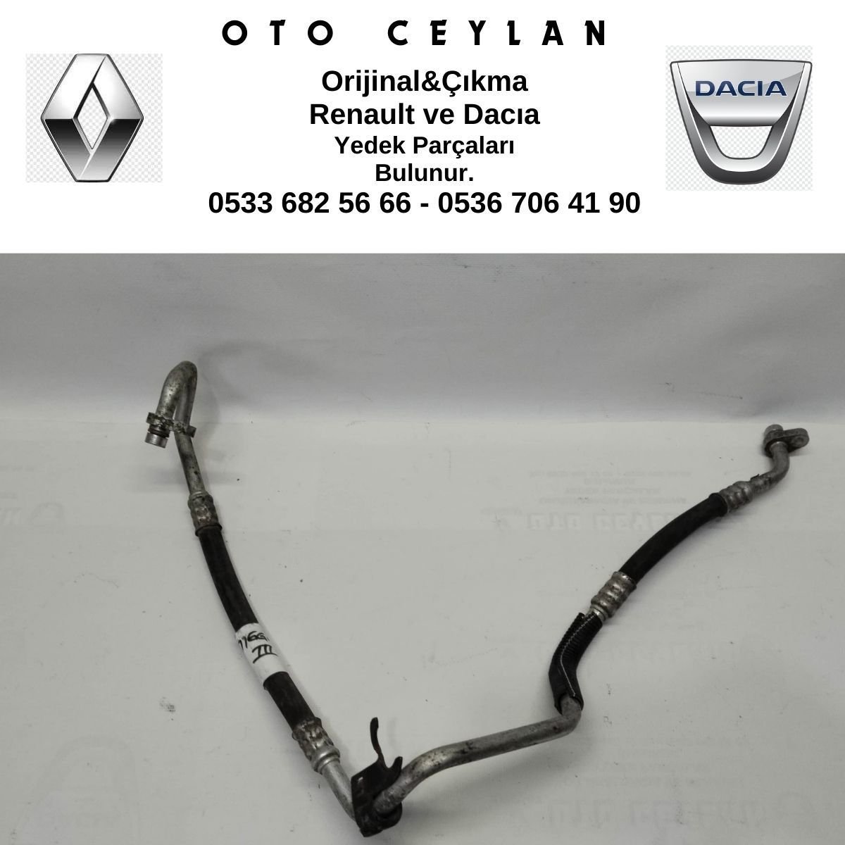 924900016R Megan III Fluence Klima Borusu Çıkma Orijinal