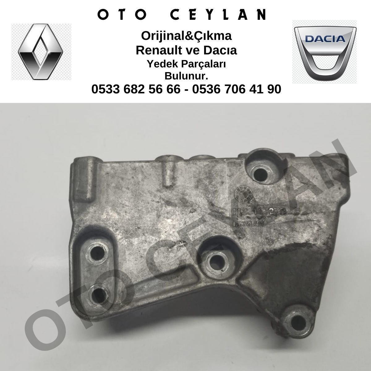 112316727R Clio 4 Megane 4 Motor Bağlantı Suportu Orijinal Çıkma
