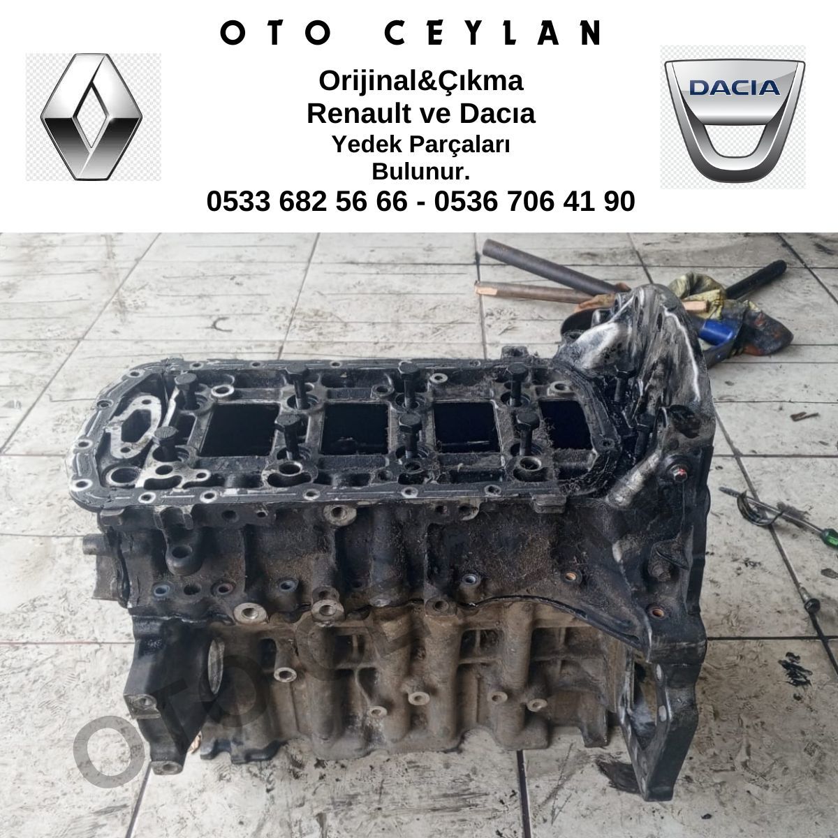 Ford Courier Motor Blok Orijinal Çıkma