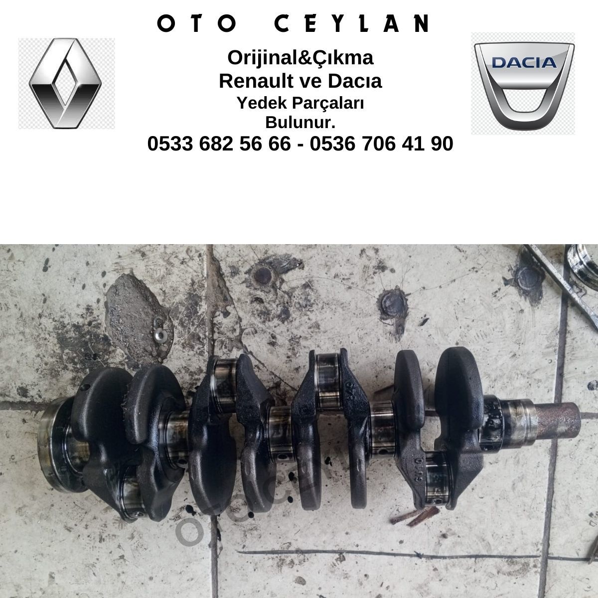 Ford Courier Krank Orijinal Çıkma
