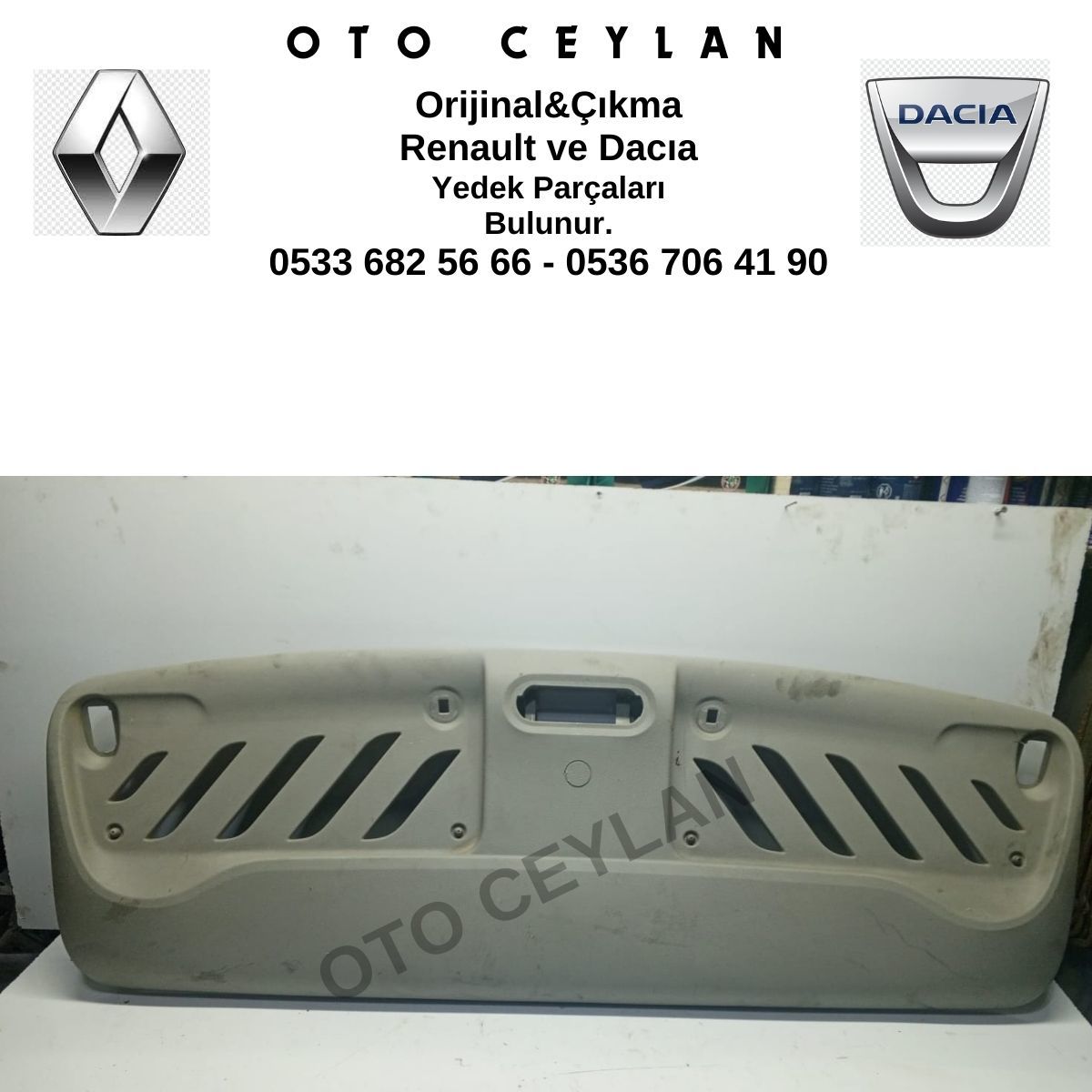 8200461896 Kango 3 Ön Tavan Rafı Orijinal Çıkma