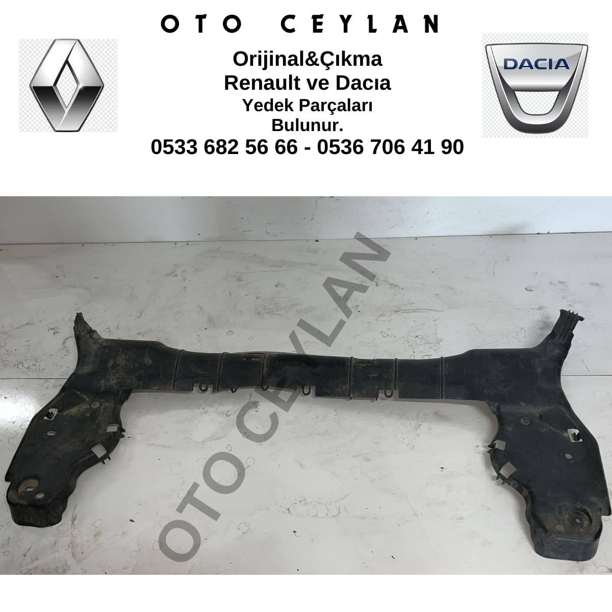 555820001R Megane 3 Arka Dingil Muhafazası Çıkma Orijinal