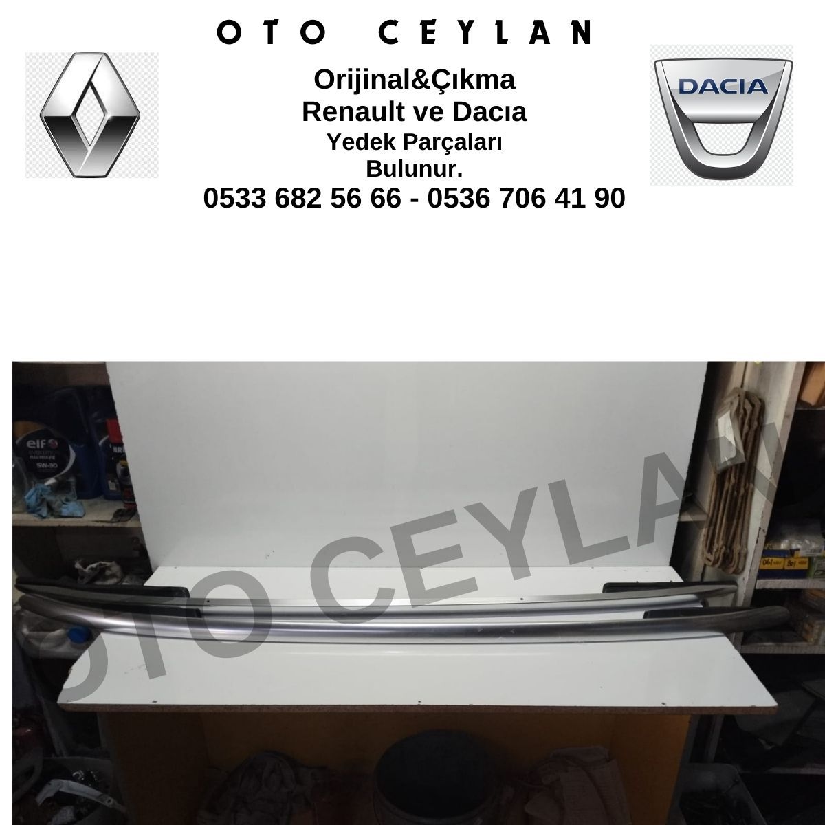 738201786R 738211828R Clio 4 Sport Tourer Sağ Sol Tavan Demiri TK Sıfır Orijinal