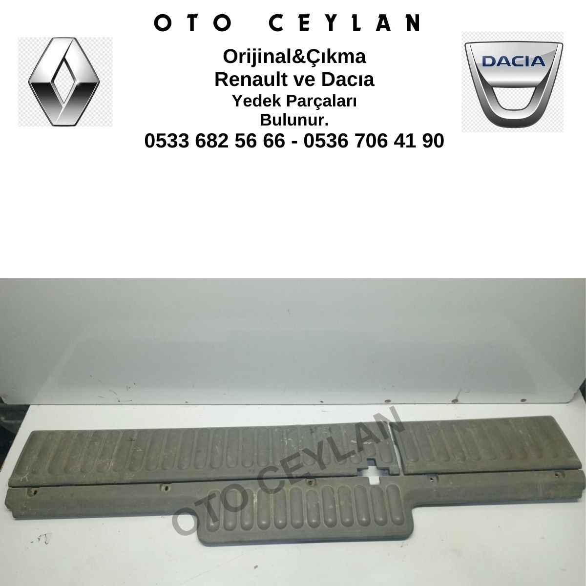 8200538322 Kango Bagaj Halısı Ön Kısmı Orijinal Çıkma