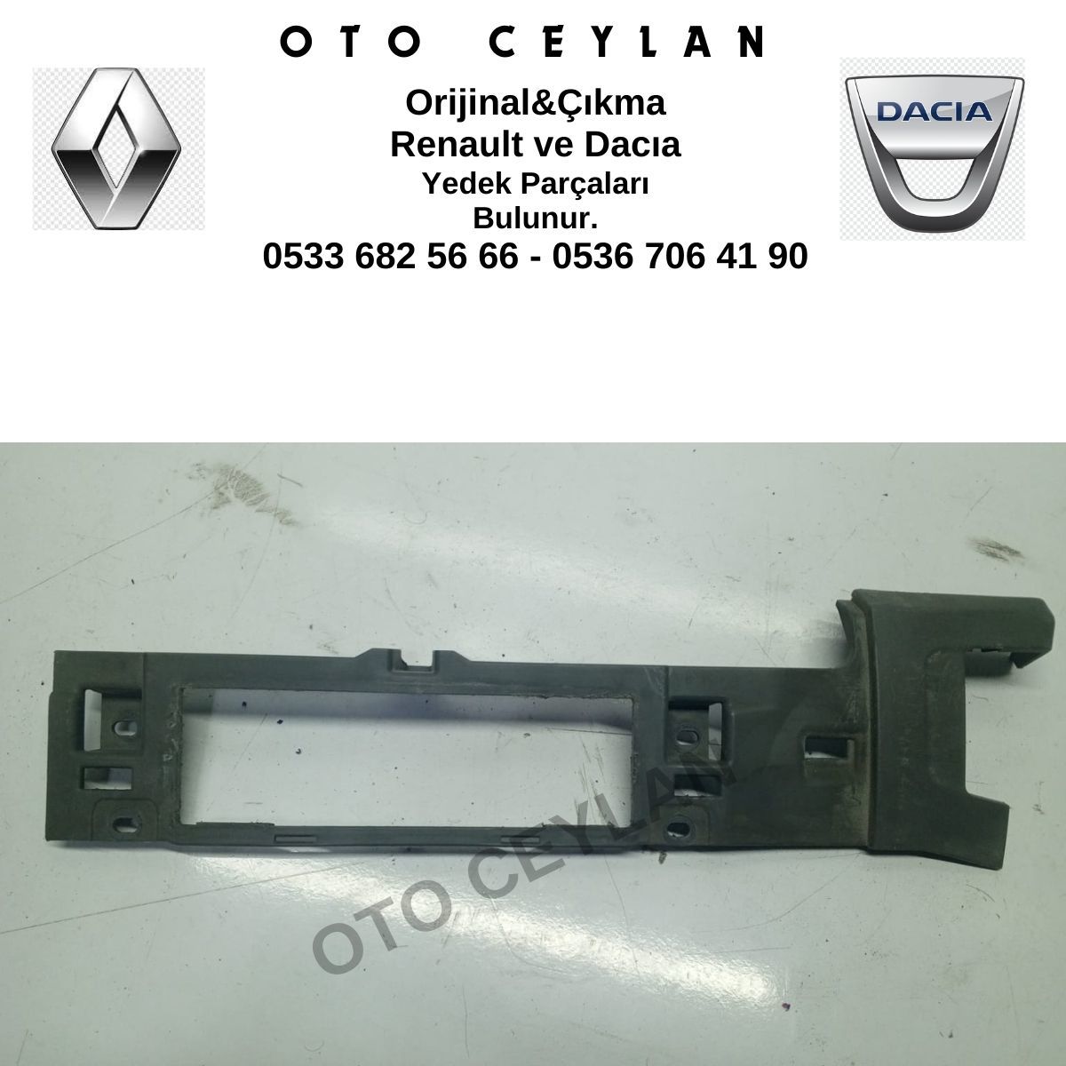 8200636789 Kango 3 Radyo Teyp Paneli Çerçevesi Orijinal Çıkma