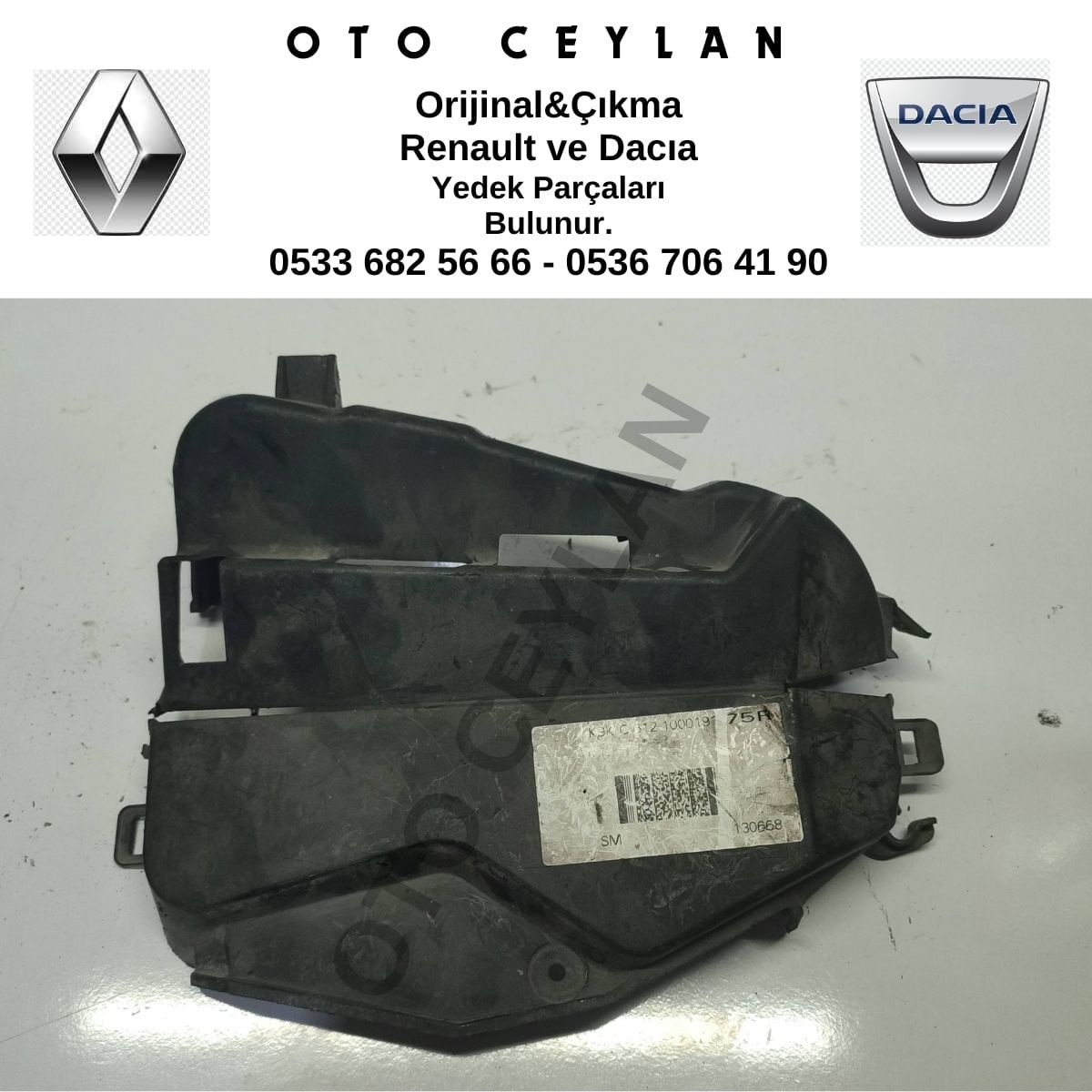 135632786R 135630719R Fluence Triger Kapağı Çıkma Orijinal