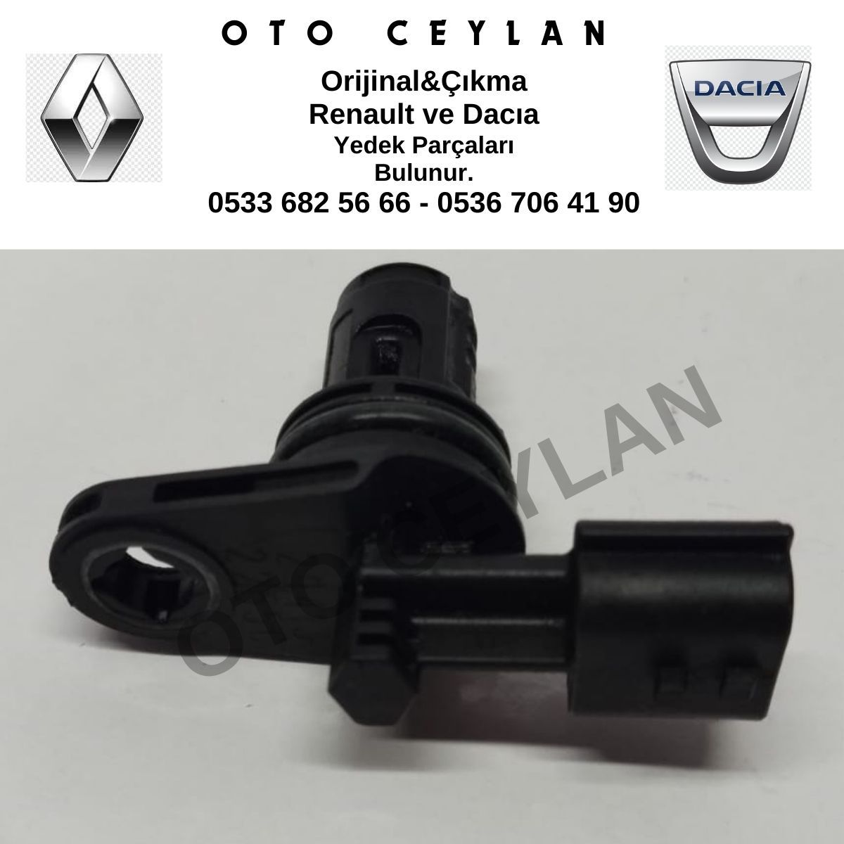 237315648R Clio 4 Megane 3 Eksantrik Devir Sensörü Orijinal Çıkma