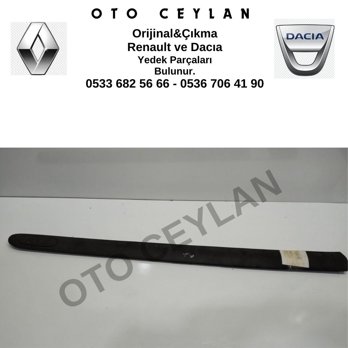Megane 1 Sol Ön Kapı Bandı Çıkma Orijinal