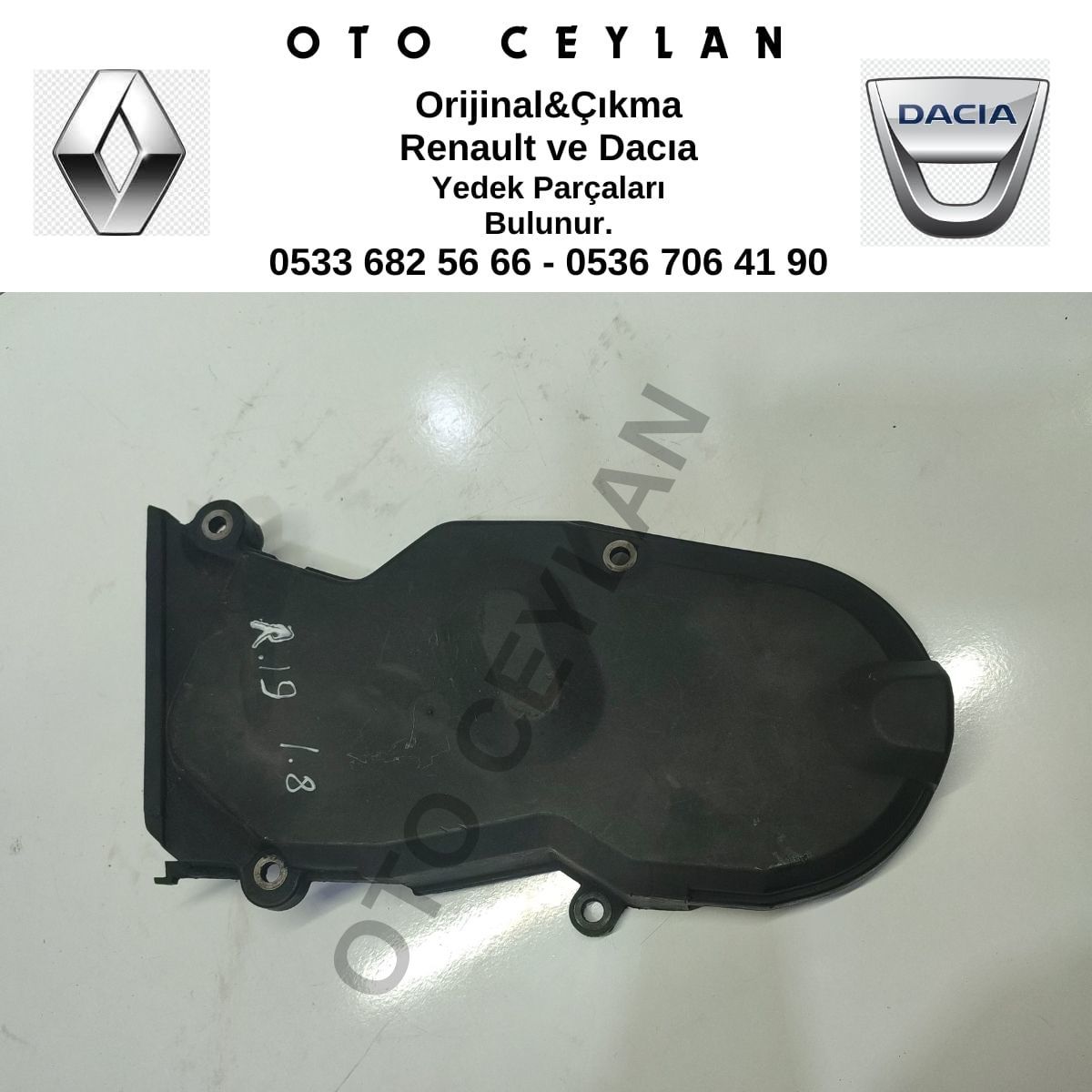 7700856288 R19 Motor Kayış Kapağı Çıkma Orijinal