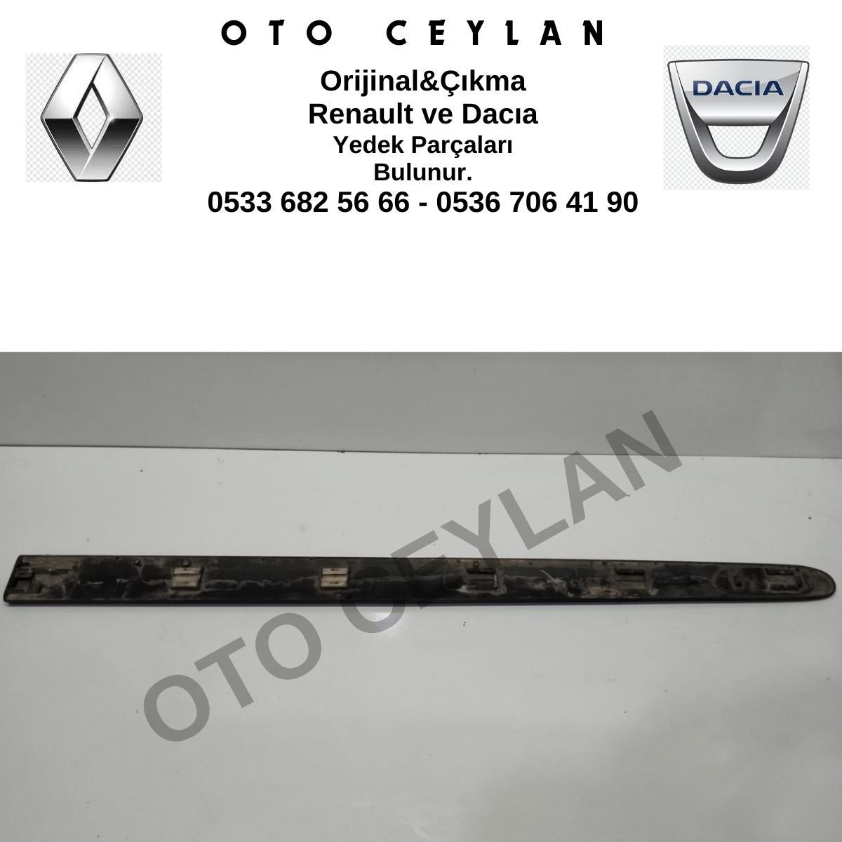 7700834102 Megane Sağ Ön Kapı Bandı Çıkma Orijinal