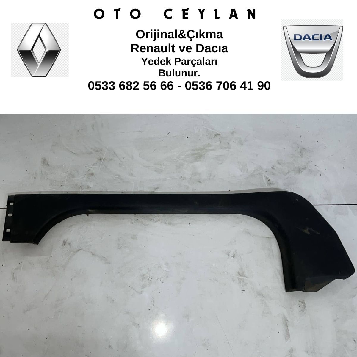 769514468R Clio 4 Sağ Ön Marşbiyel Kaplaması Çıkma Orjinal