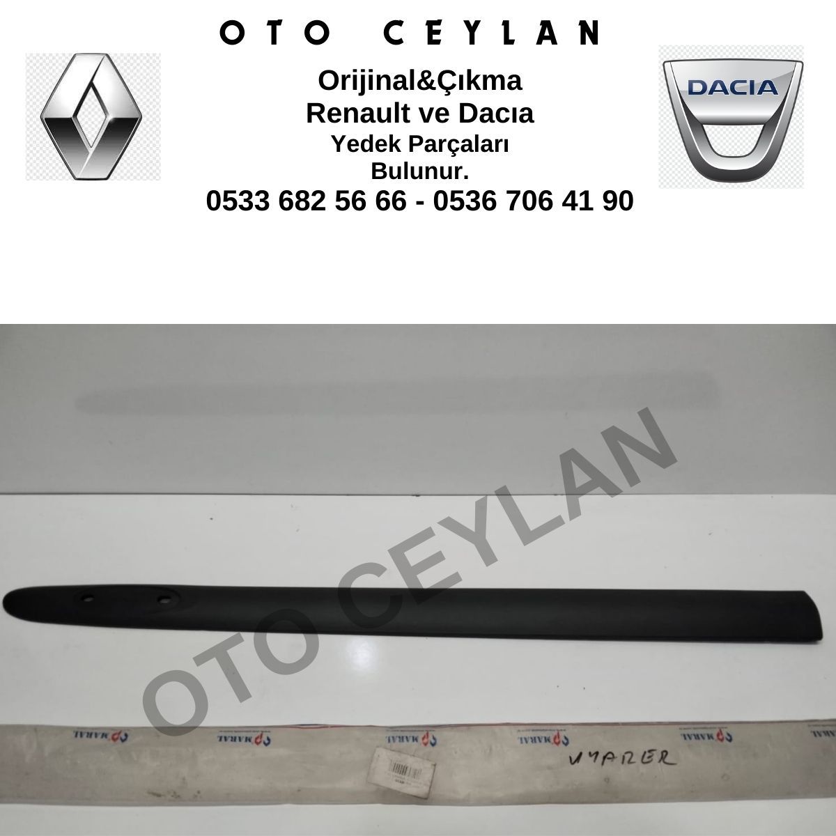 Clio Sol Ön Kapı Bandı Sıfır Yan Sanayi