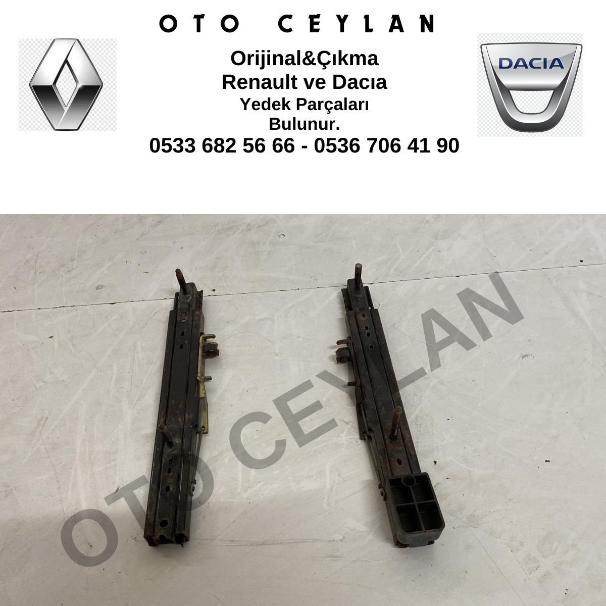 Megane 1 Koltuk Kızağı TK Orijinal Çıkma