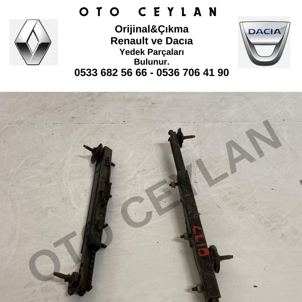 Clio Koltuk Kızağı Orijinal Çıkma