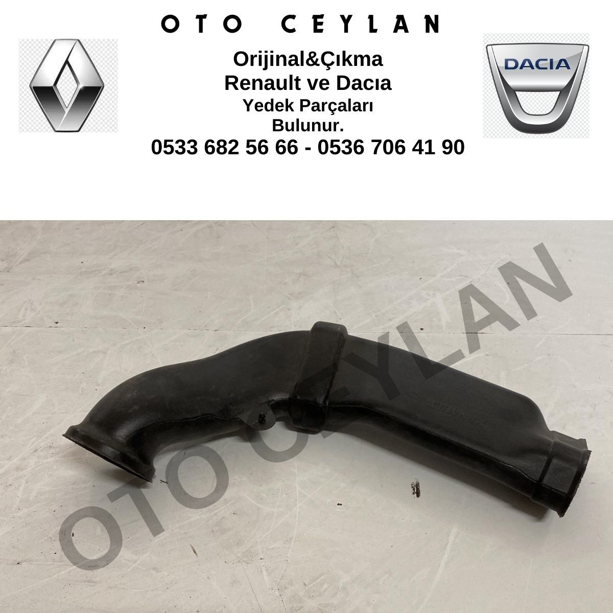 687803575R Clio 4 Yan Havalandırma Borusu Sağ Orijinal Çıkma
