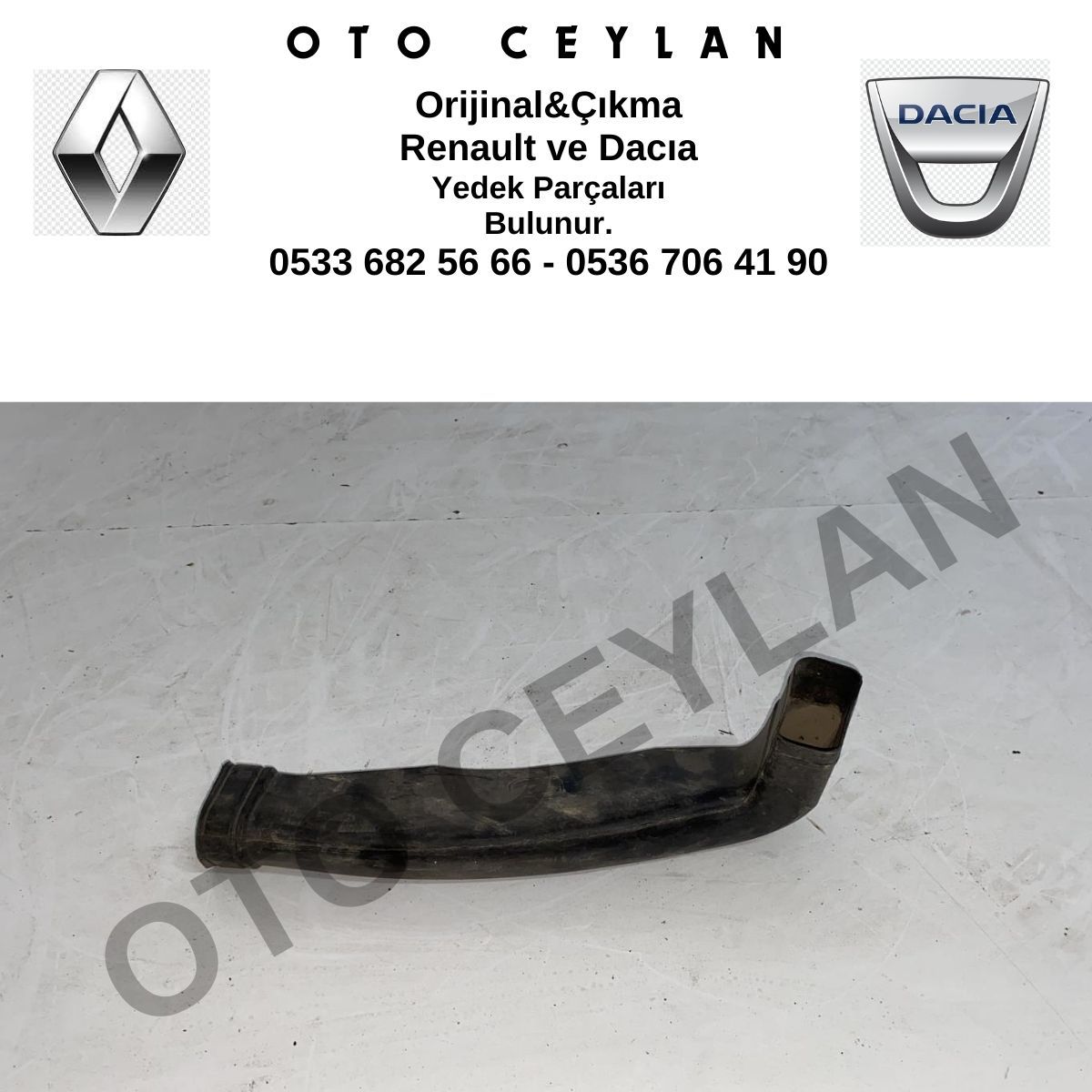 8200070768 Megane 2 Havalandırma Borusu Orijinal Çıkma