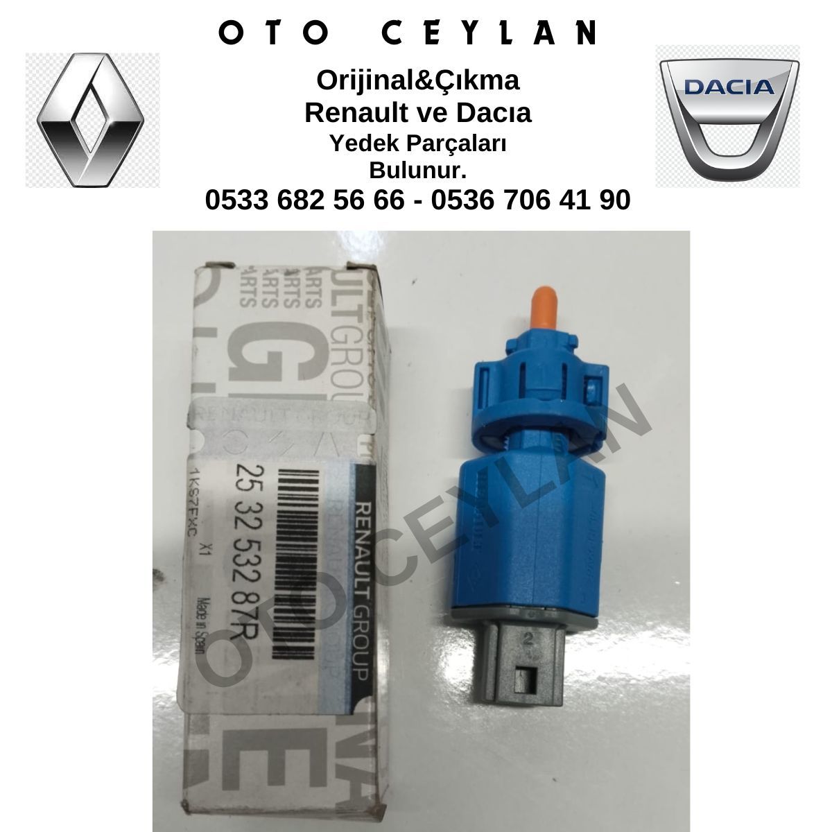 253253287R 253250005R Dacia Debriyaj Müşürü Sıfır Orijinal
