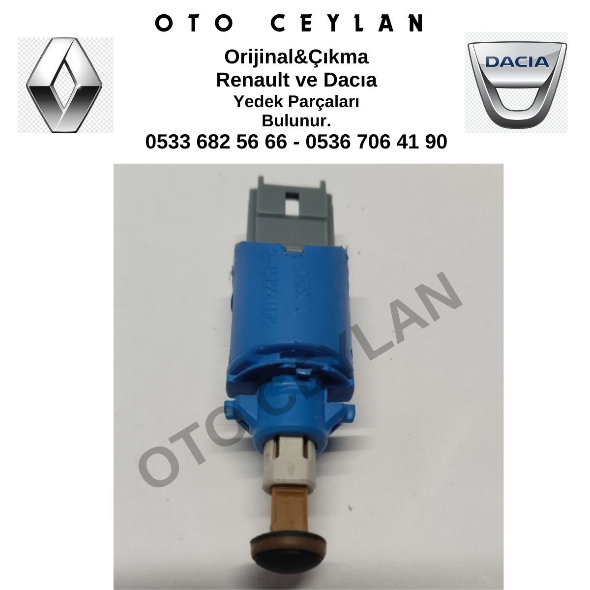 8200168239 Megane 2 Clio 3 Fluence Debriyaj Pedal Müşürü Sıfır Orijinal
