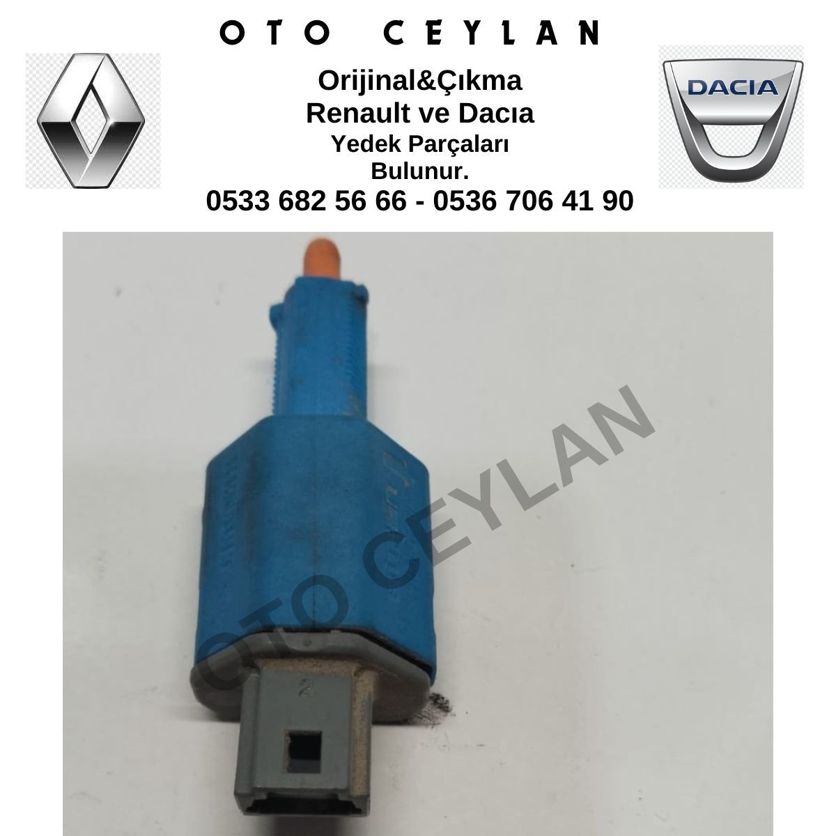 253250005R Dacia Debriyaj Pedal Müşürü Orijinal Çıkma