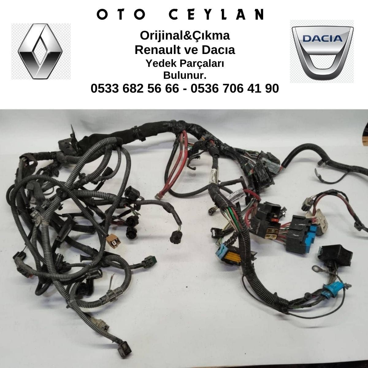 240114754R Dokker Motor Tesisatı Çıkma