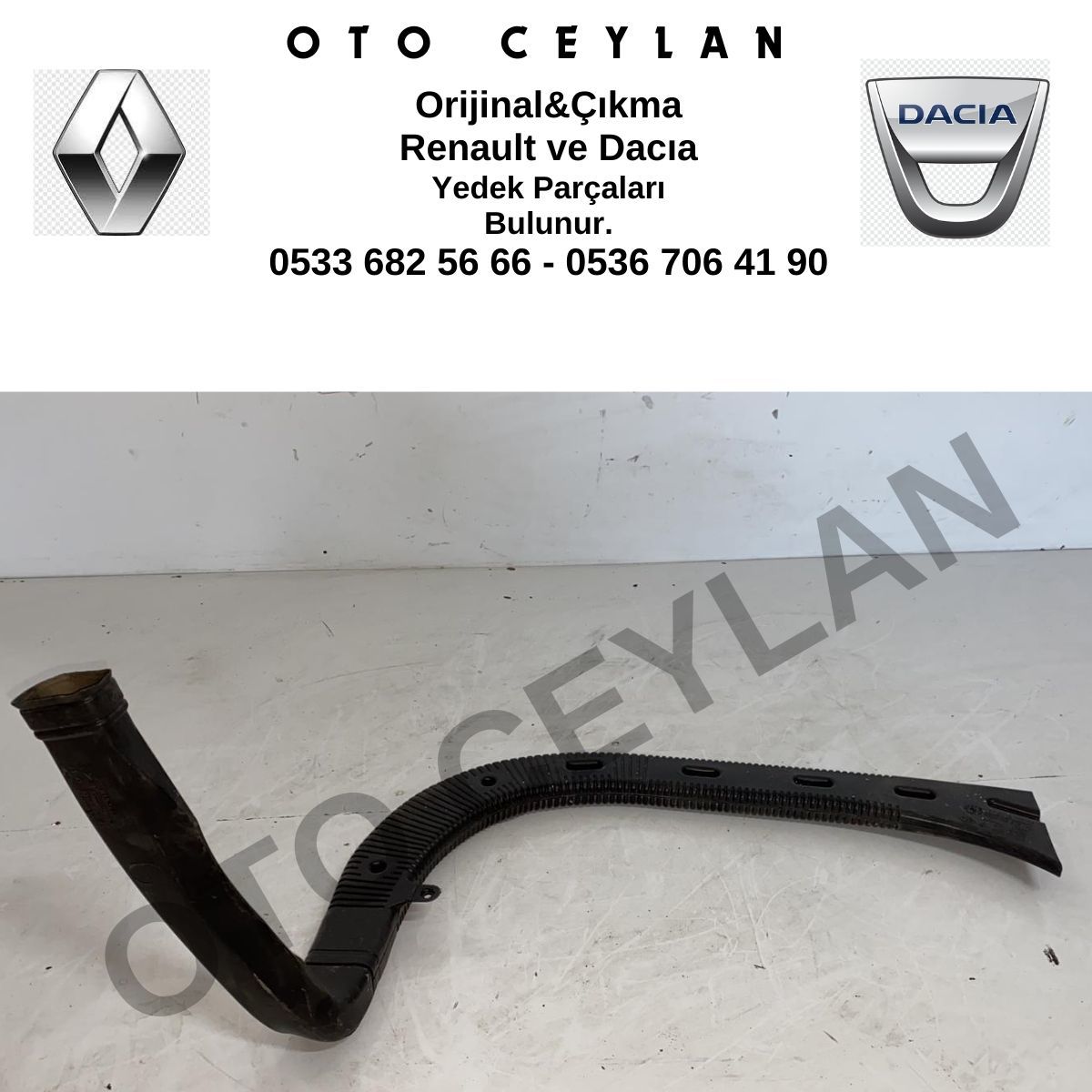 8200103613 Megane 2 Havalandırma Borusu Orijinal Çıkma