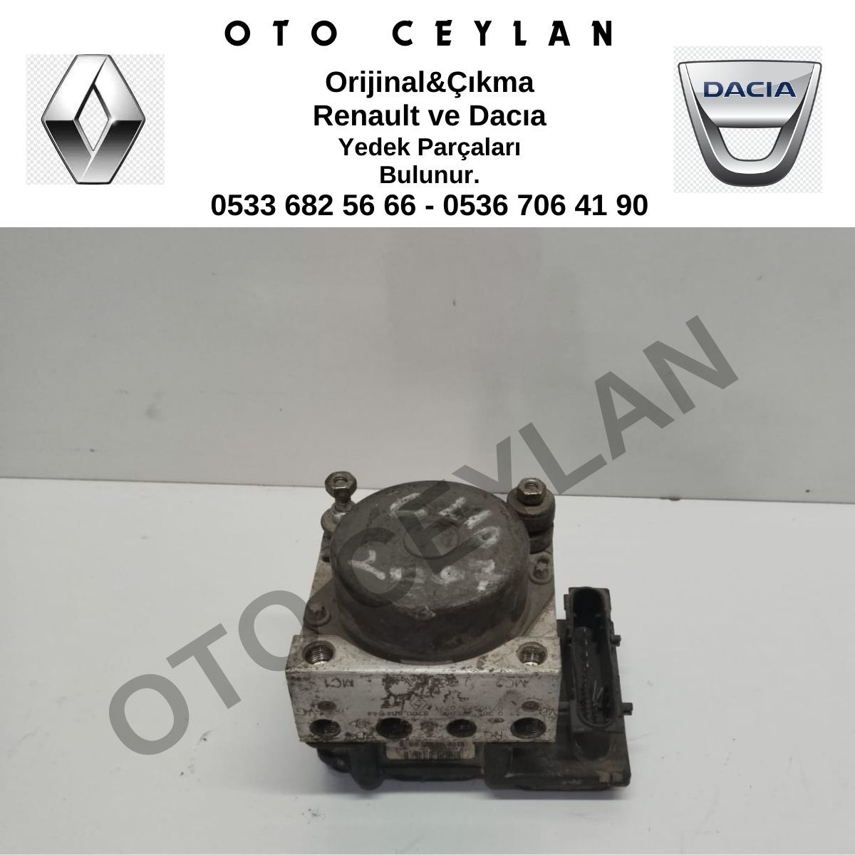 8200661044 Kangoo Clio 2 Abs Beyni Orijinal Çıkma