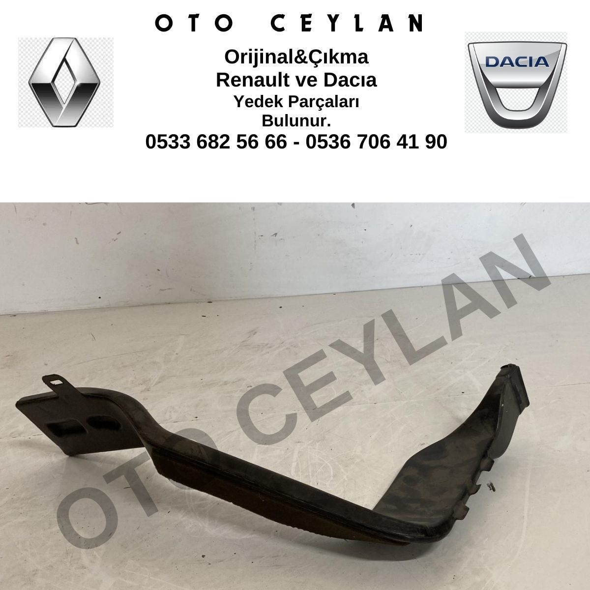 279304568R Captur Clio 4 Sağ Arka Kalorifer Borusu Orijinal Çıkma