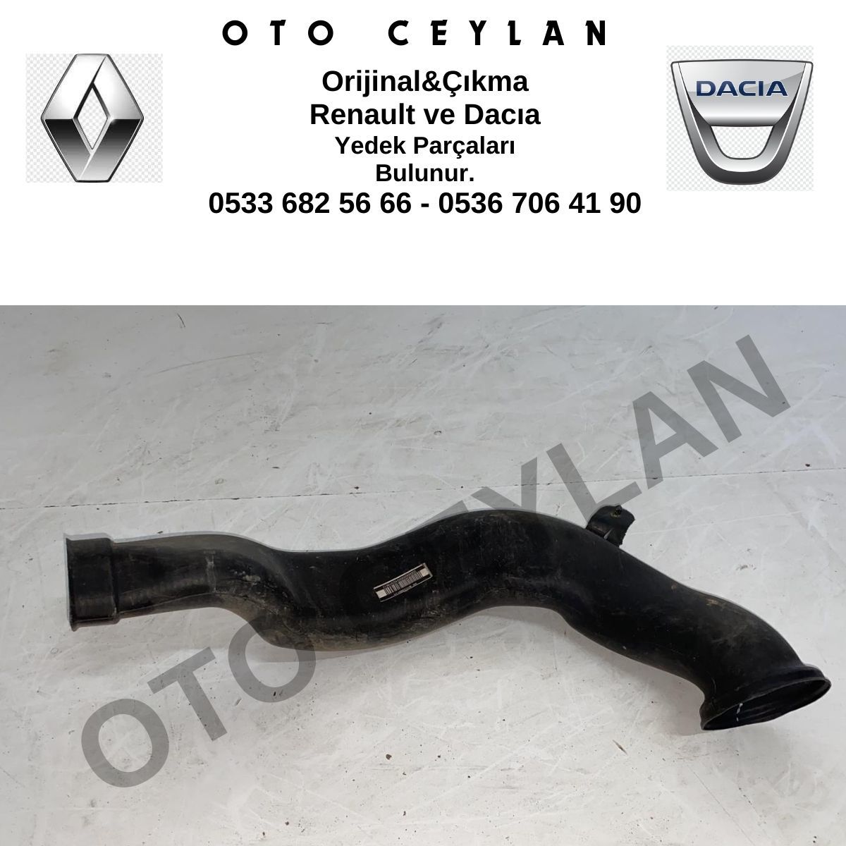 687813653R Clio 4 Sol Yan Havalandırma Borusu