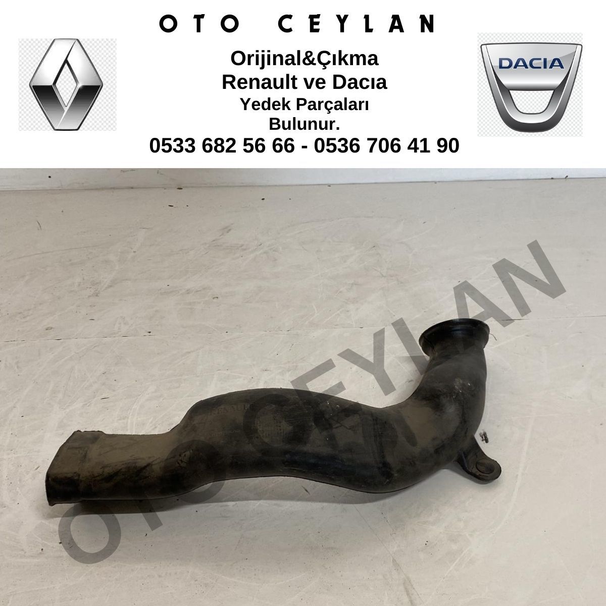 687813653R Clio 4 Sol Yan Havalandırma Borusu Orijinal Çıkma