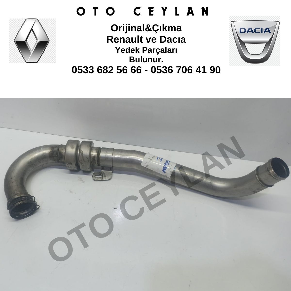 8200276297 Megane 2 Turbo Borusu 1.5 105Hp Orijinal Çıkma