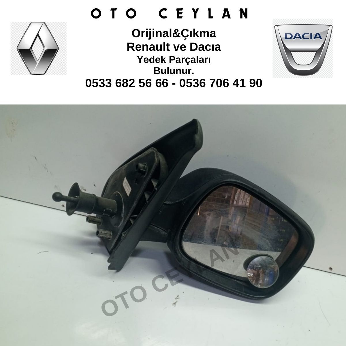 8200298741 Kango Sağ Ayna Orijinal Çıkma