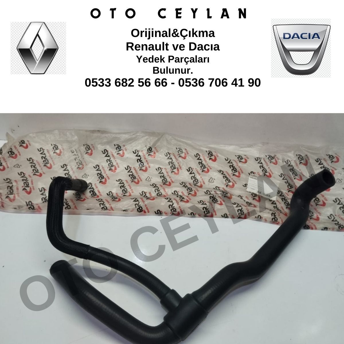 8200173007 Clio 3 1.2 16V D4F Radyatör Üst Hortumu Sıfır İbras Marka