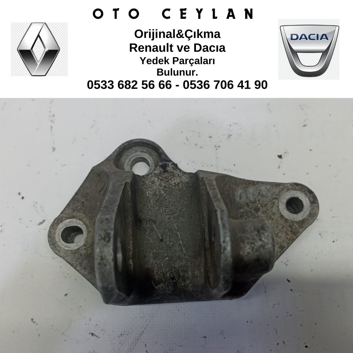 113320019R Megane 3 Fluence Motor Kulağı Çıkma