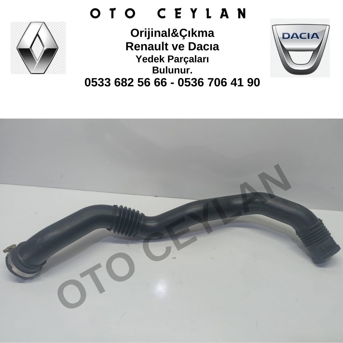 7700105144 7700107461 Laguna Hava Filtre Hortumu Orijinal Sıfır