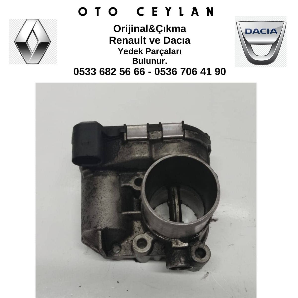 8200330810 Koleos Trafıc 2 Gaz Kelebeği M9R Çıkma Orijinal