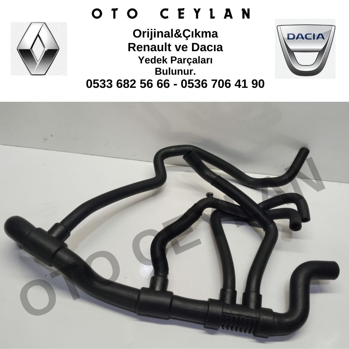 8200262890 Trafic 2 1.9 Dci Radyatör Alt Hortumu Sıfır Ucel Marka