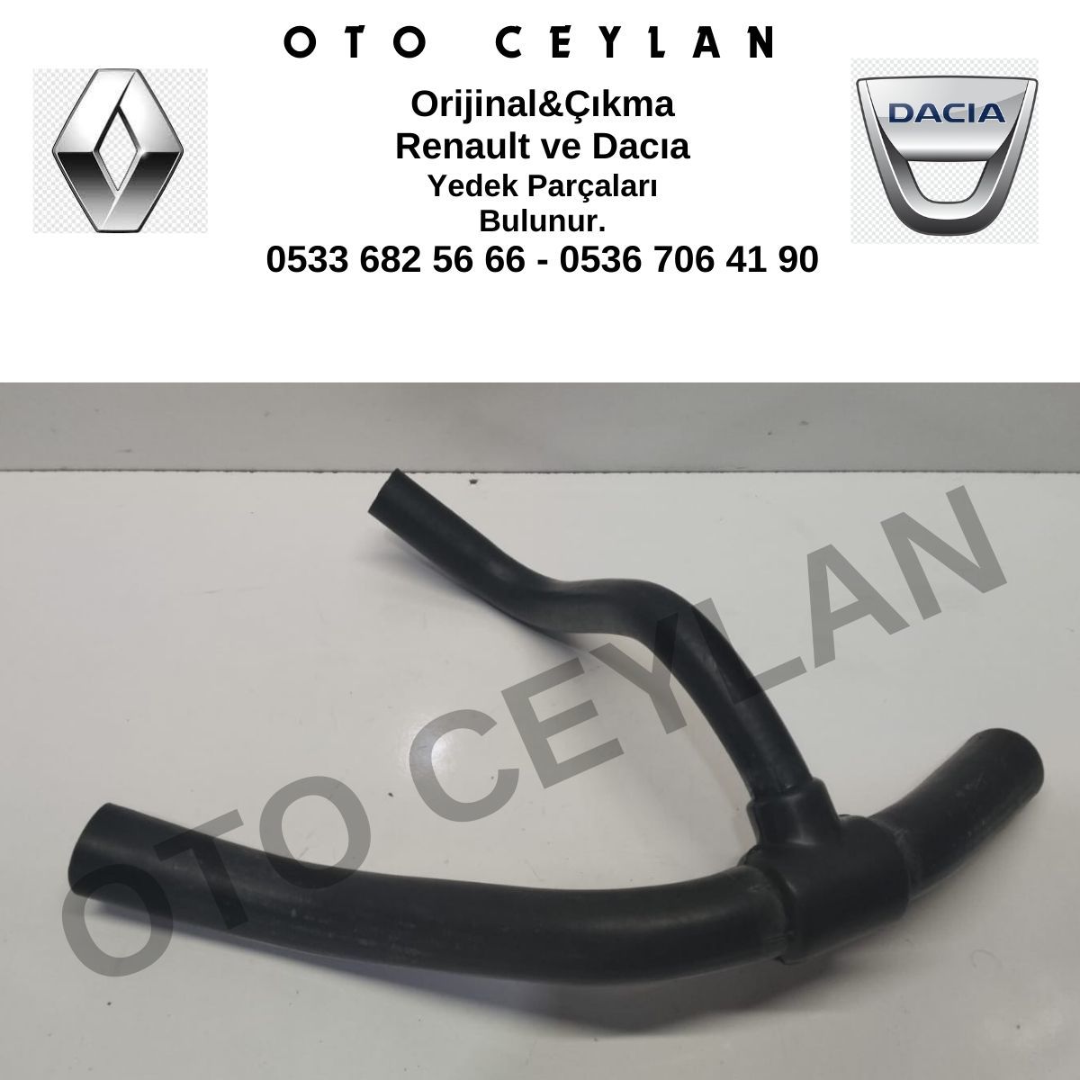 7700767136 Renault 21 Radyatör Alt Hortumu Sıfır GB Marka
