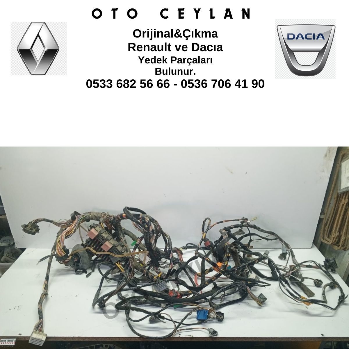 8200308189 Kango 1.5 Klimalı Göğüslük Tesisatı Orijinal Çıkma