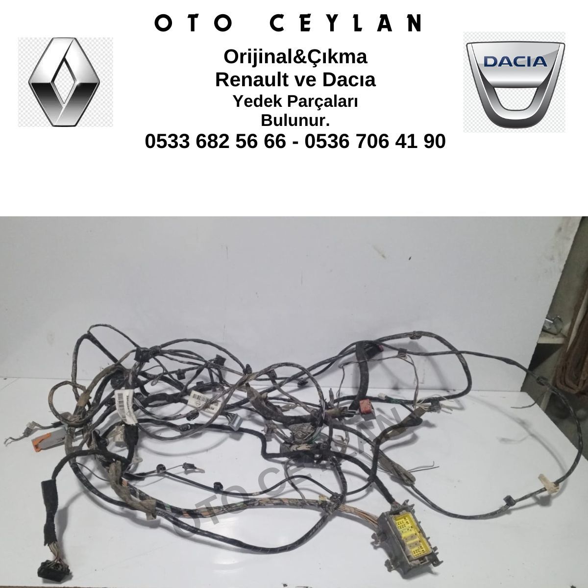 8200721668 Kango 3 Arka Tesisat Orijinal Çıkma