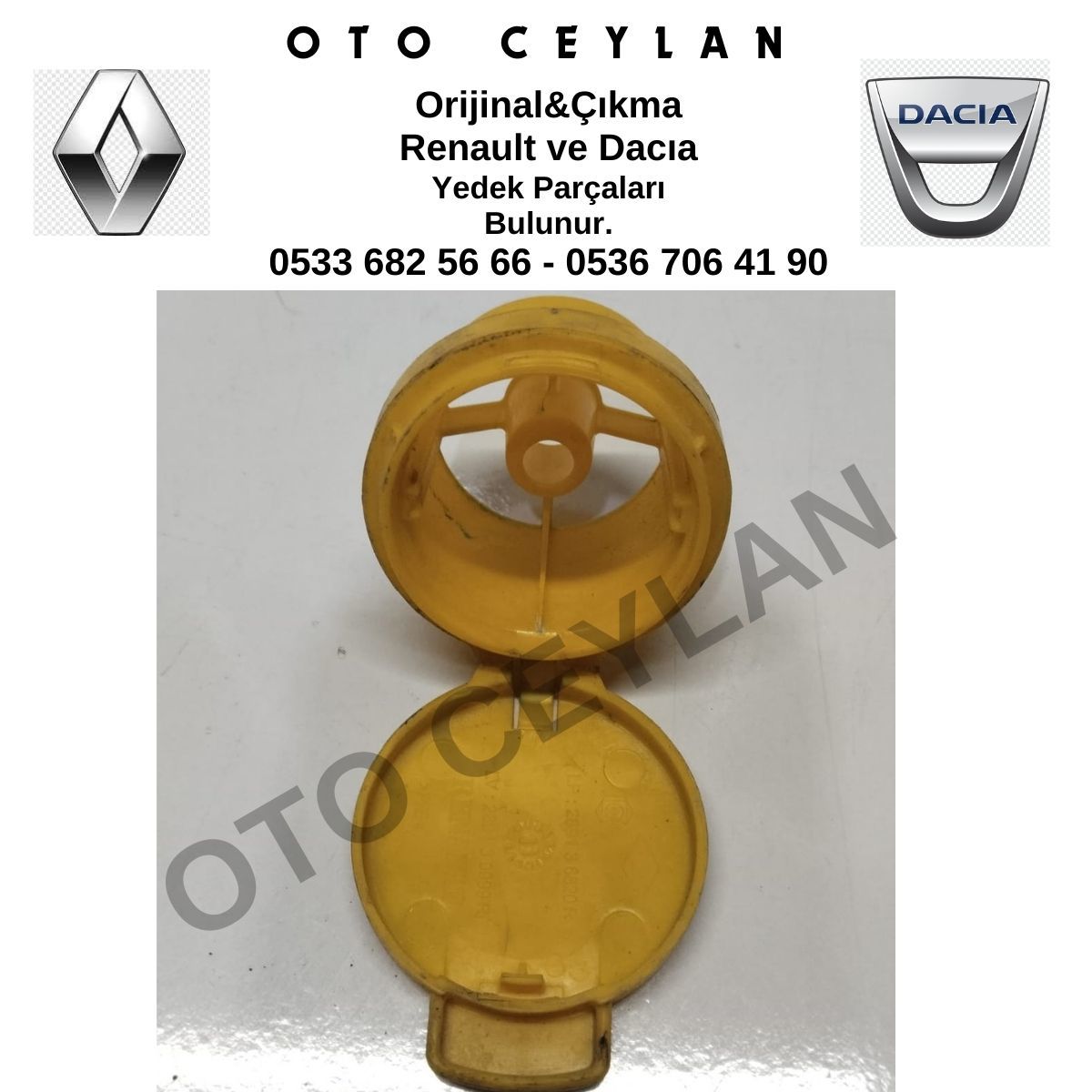 289136820R Megane 3 Yıkama Haznesi Kapağı Orijinal Çıkma