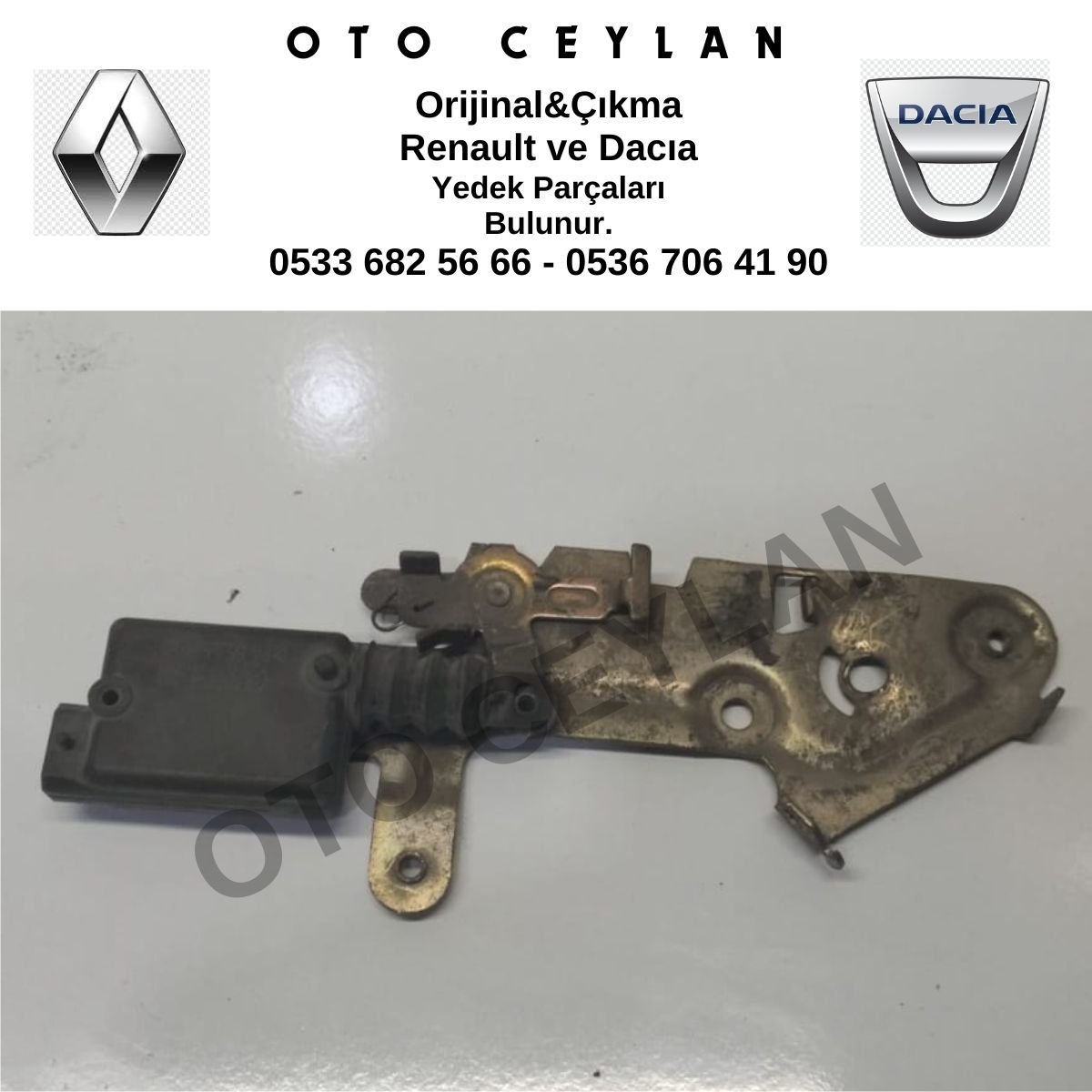 7700354862 Kango Sol Arka Kapı Kilit Motoru ve Mekanizma Orijinal Çıkma