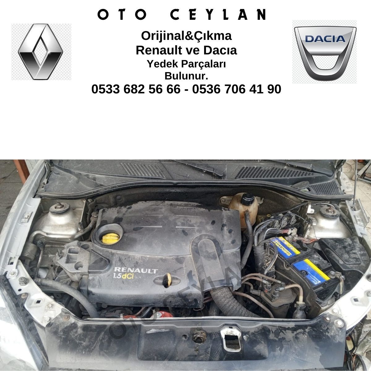 Clio Motor Komple Euro 3 Çalışır Vaziyette Teslim Edilir