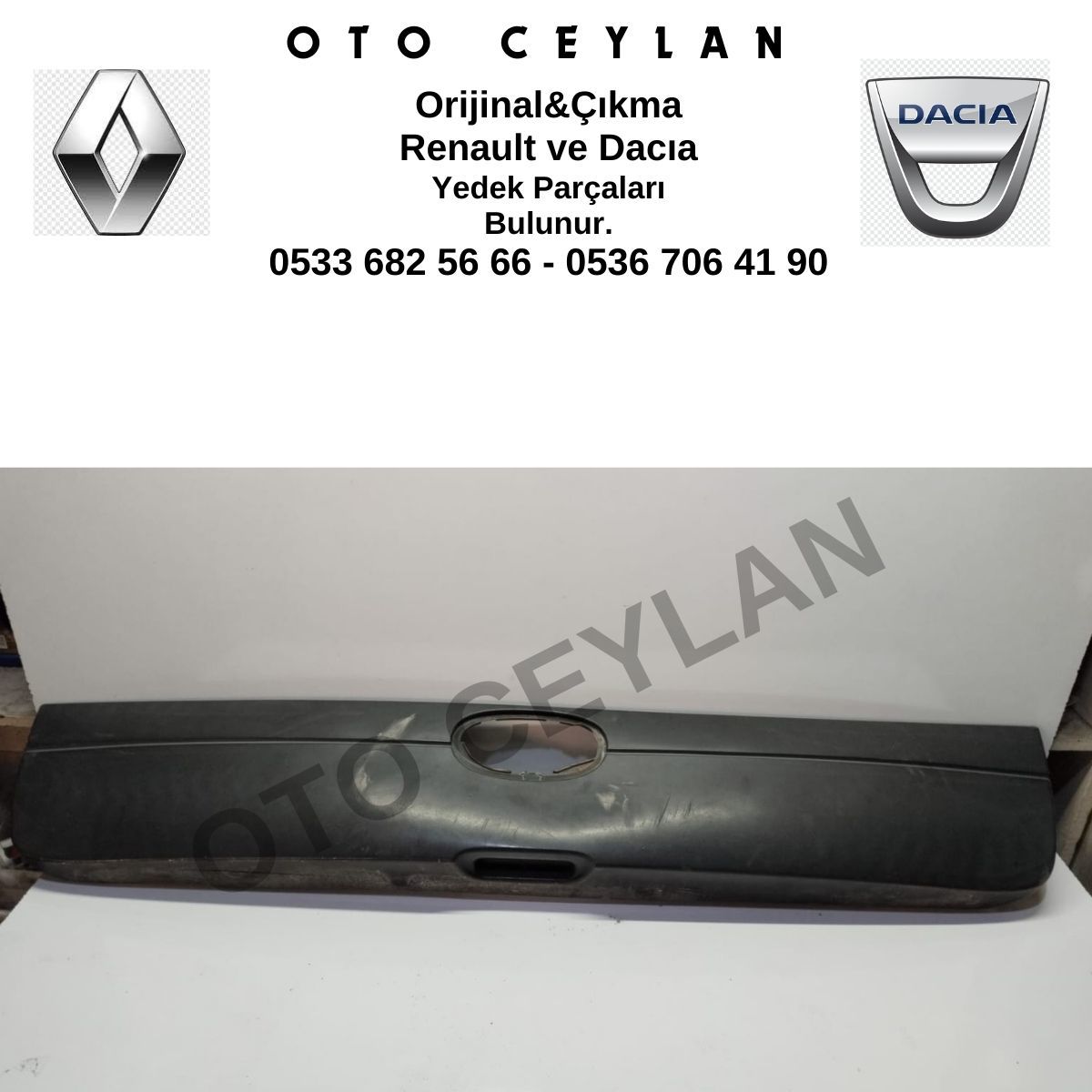 8200188539 Kango Tek Kapı Bagaj Kaplaması Orijinal Çıkma