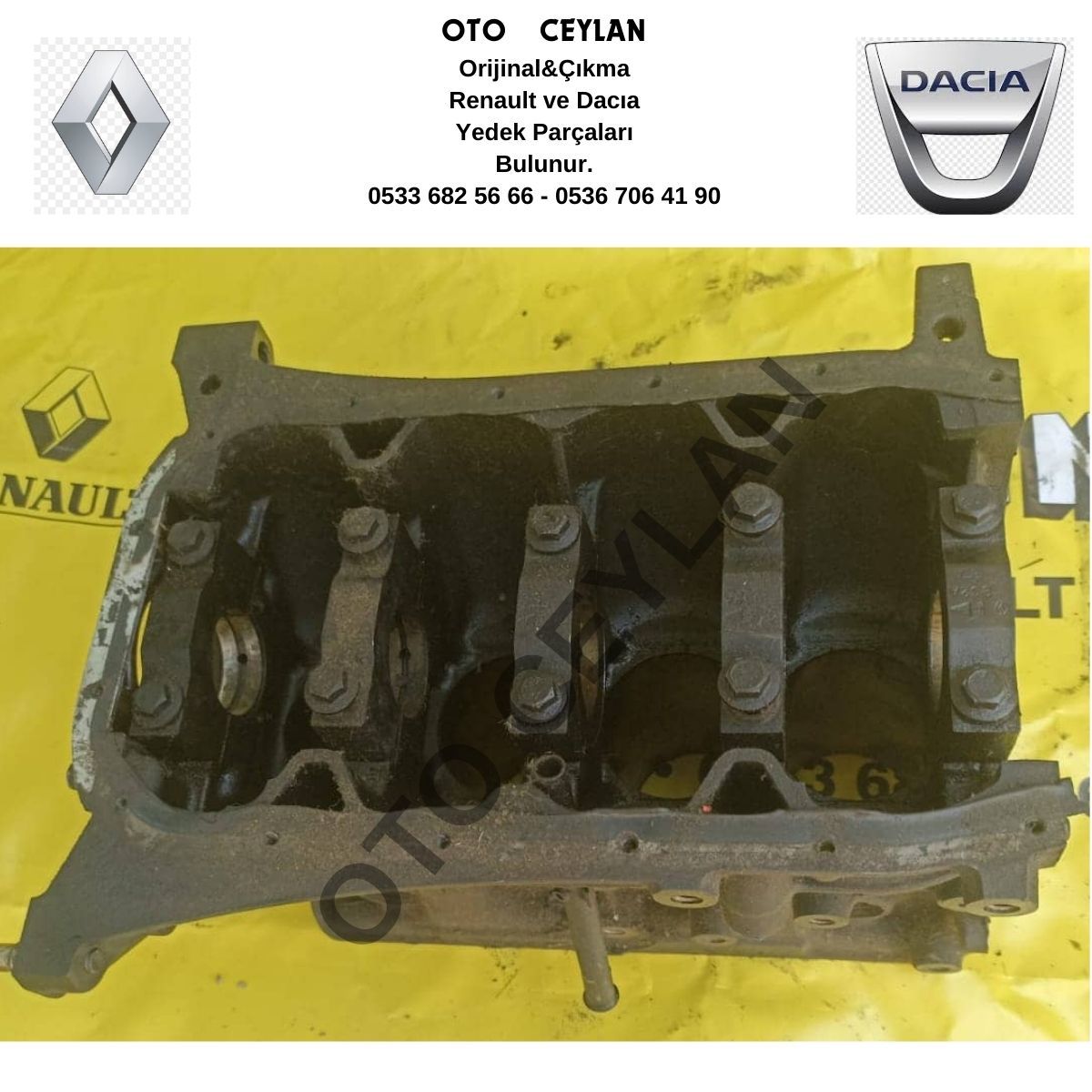 Clıo Motor Bloğu 1.2 8v Çıkma Orijinal