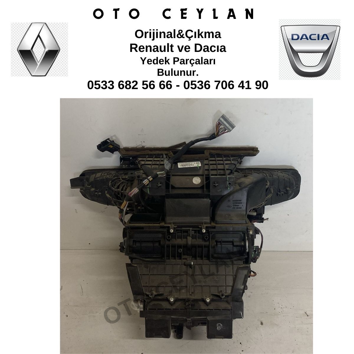 272700046R Megane 3 Kalorifer Gümbeti Orijinal Çıkma