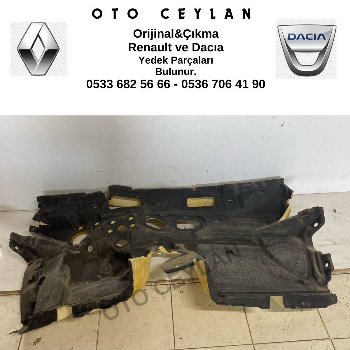 673500026R Megane 3 Göğüslük Süngeri Orijinal Çıkma