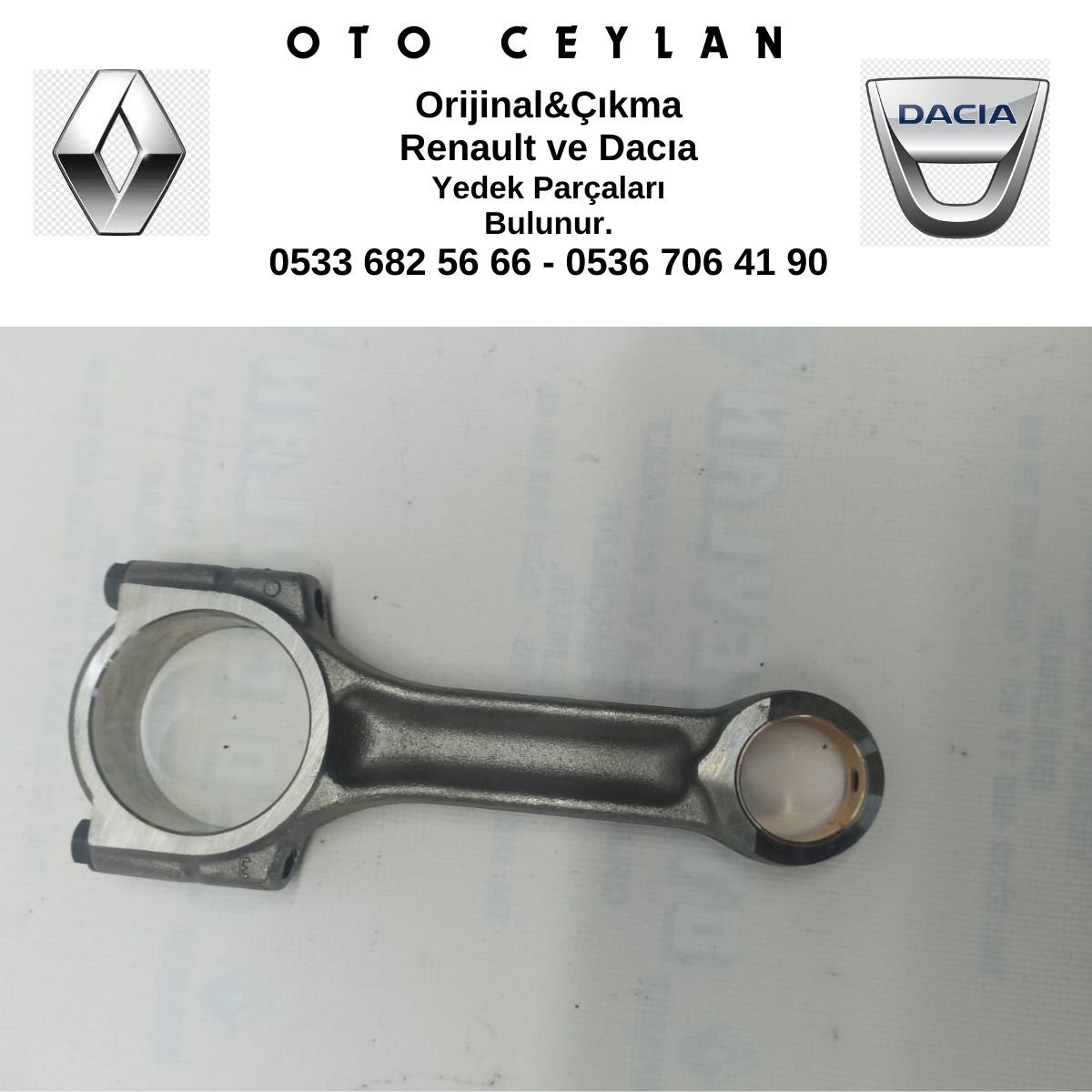 7701476250 Trafic Biyel Kolu 1.9 Motor Orjinal