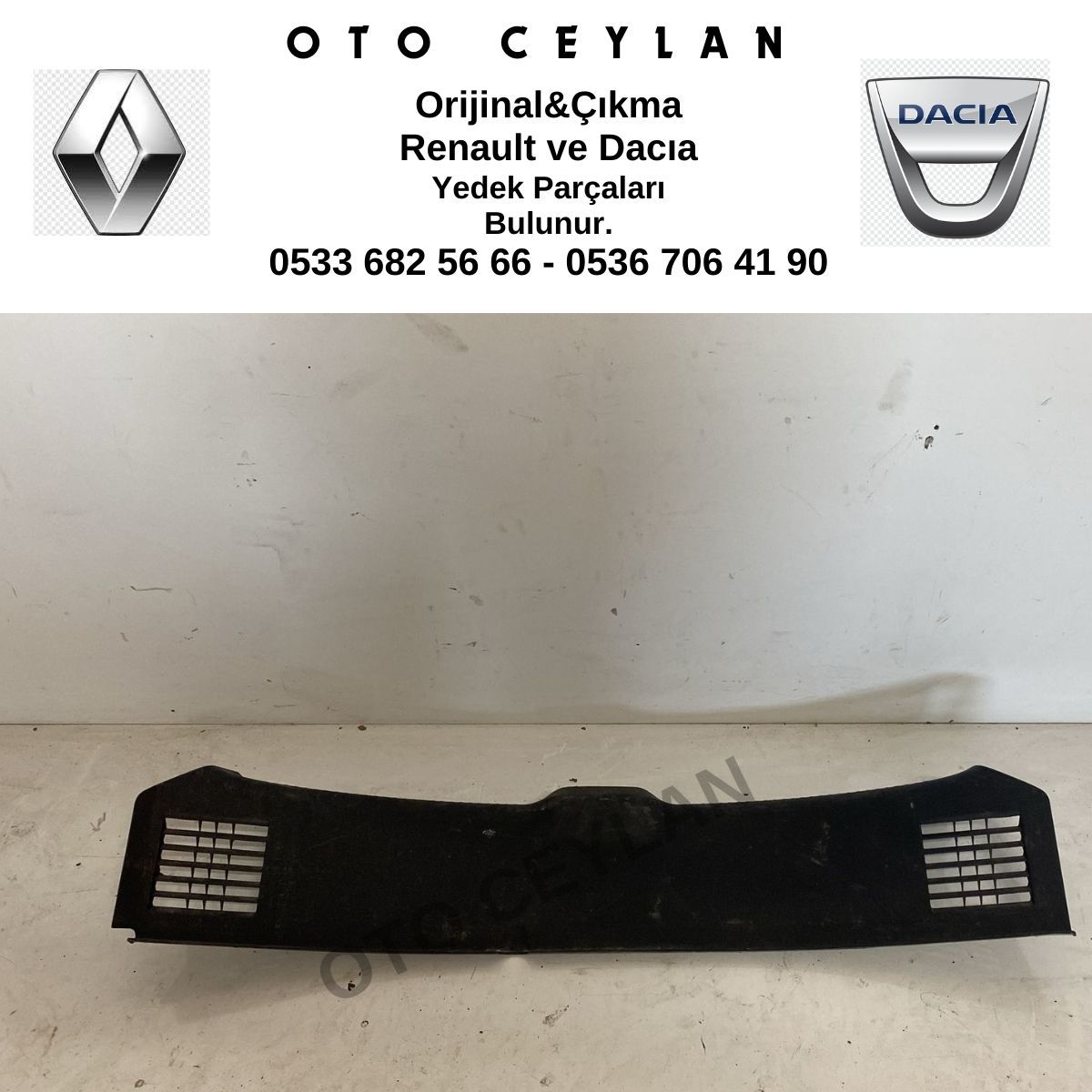 849200022R Megane 3 Arka Panel İç Kaplama Orijinal Çıkma
